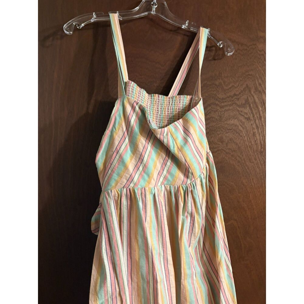 NWT Matilda Jane stripe sundress. Women's XXL. Pastel Striped Tie-Front Dress